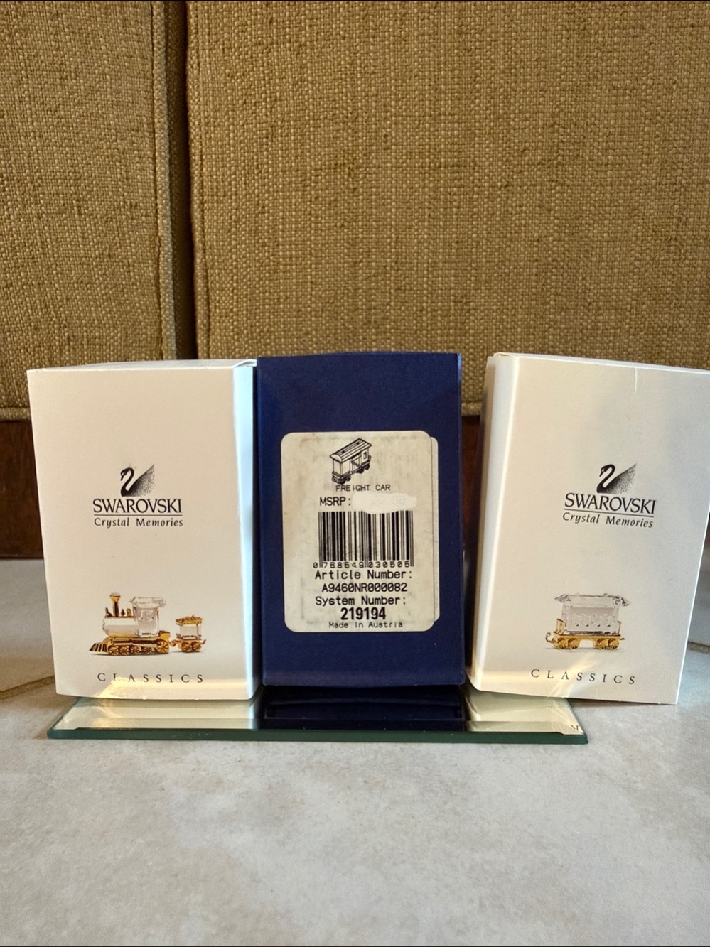 Swarovski Crystal Memories Freight Car